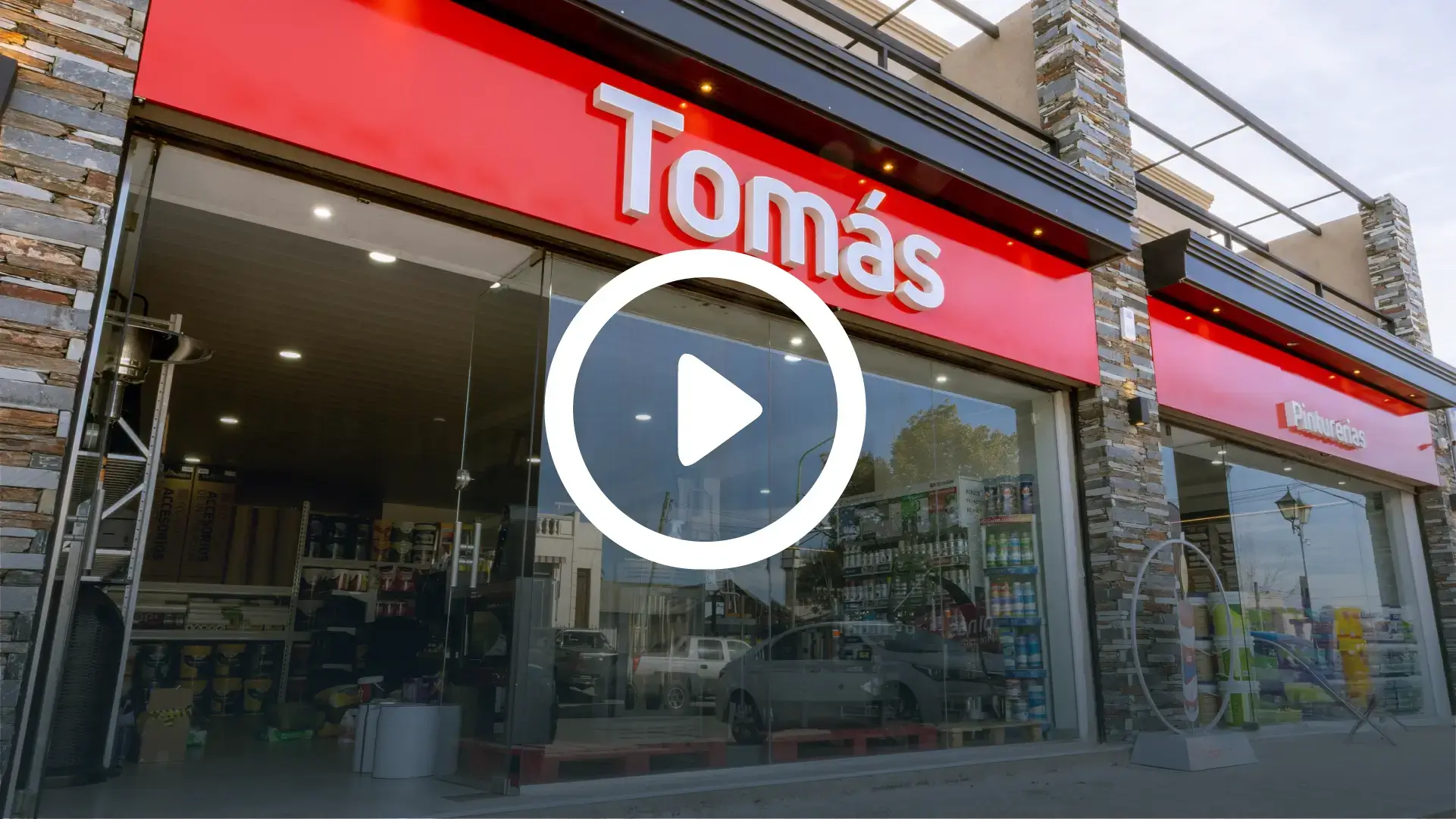 Portada de video de Obra Realizada por MODUACE - Pinturerías Tomás